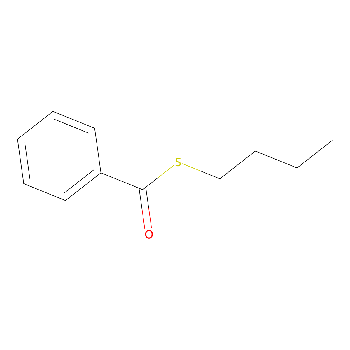 S-Butyl Thiobenzoate molecular structure, CAS 7269-35-4