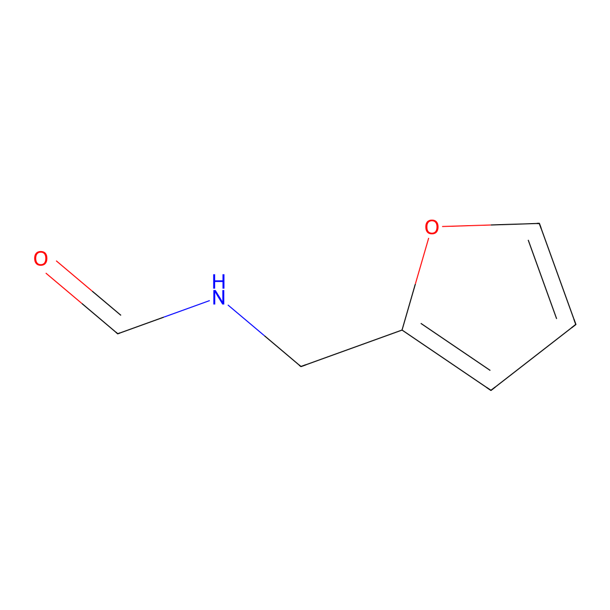 N-Furfurylformamide molecular structure, CAS 72693-10-8