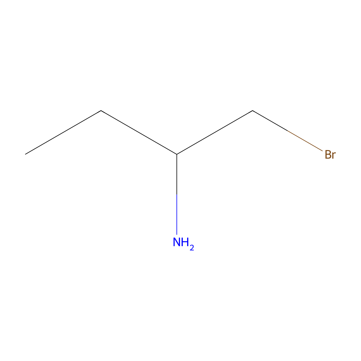 1-Bromobutan-2-amine molecular structure, CAS 72696-69-6