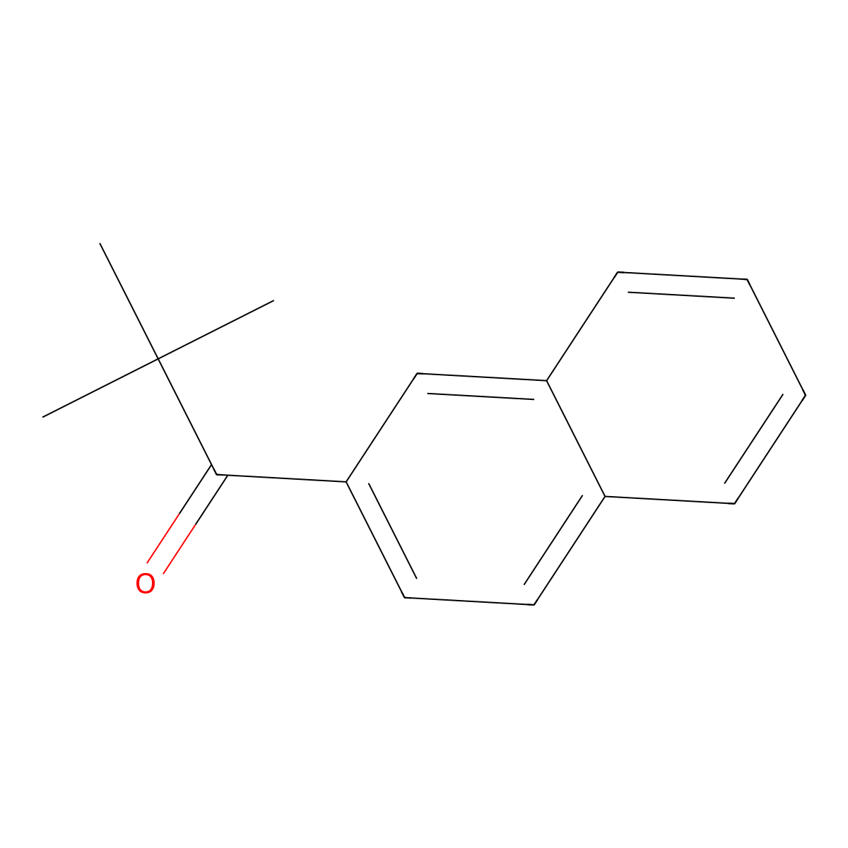 2,2-Dimethyl-1-(naphthalen-2-yl)propan-1-one molecular structure, CAS 7270-99-7