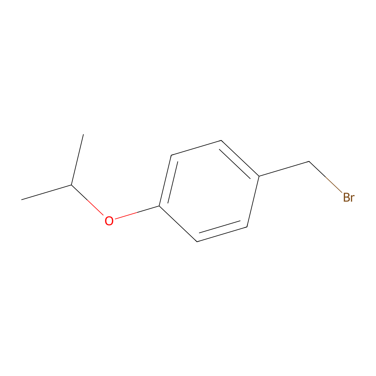 1-(Bromomethyl)-4-(propan-2-yloxy)benzene molecular structure, CAS 72729-52-3