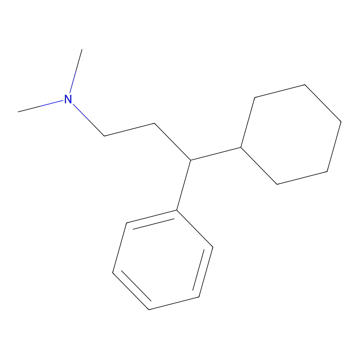 Gamfexine molecular structure, CAS 7273-99-6
