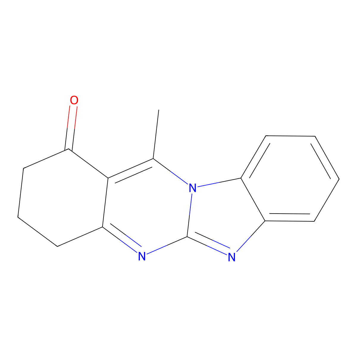 12-methyl-3,4-dihydrobenzimidazo[2,1-b]quinazolin-1(2H)-one molecular structure, CAS 727393-40-0
