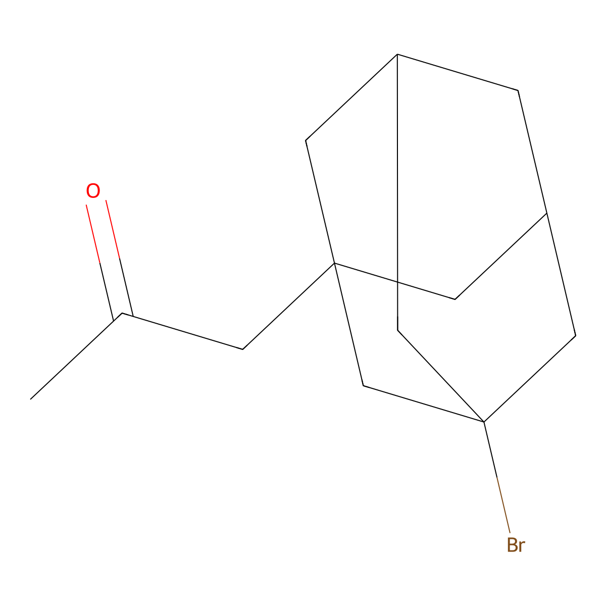 1-(3-Bromoadamantan-1-yl)propan-2-one molecular structure, CAS 727416-54-8