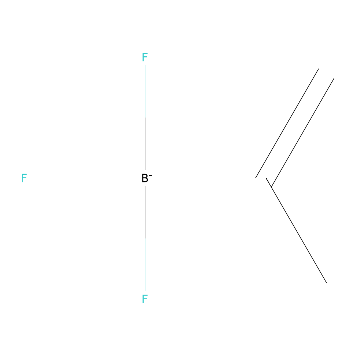 Trifluoro(prop-1-en-2-yl)borate molecular structure, CAS 727650-16-0
