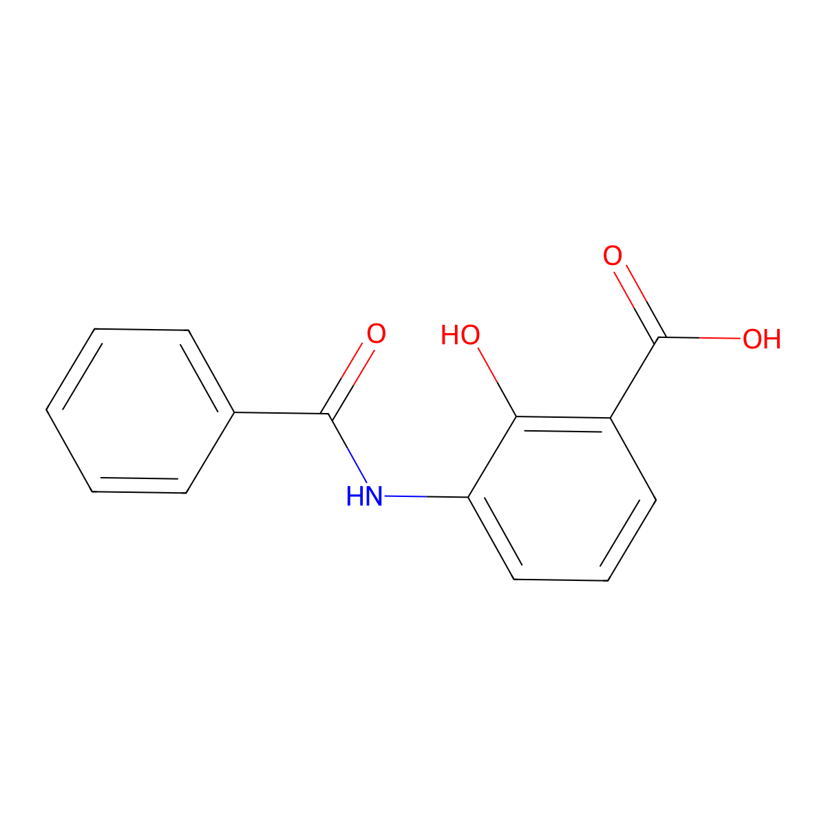 3-(Benzoylamino)-2-Hydroxybenzoic Acid molecular structure, CAS 727658-54-0