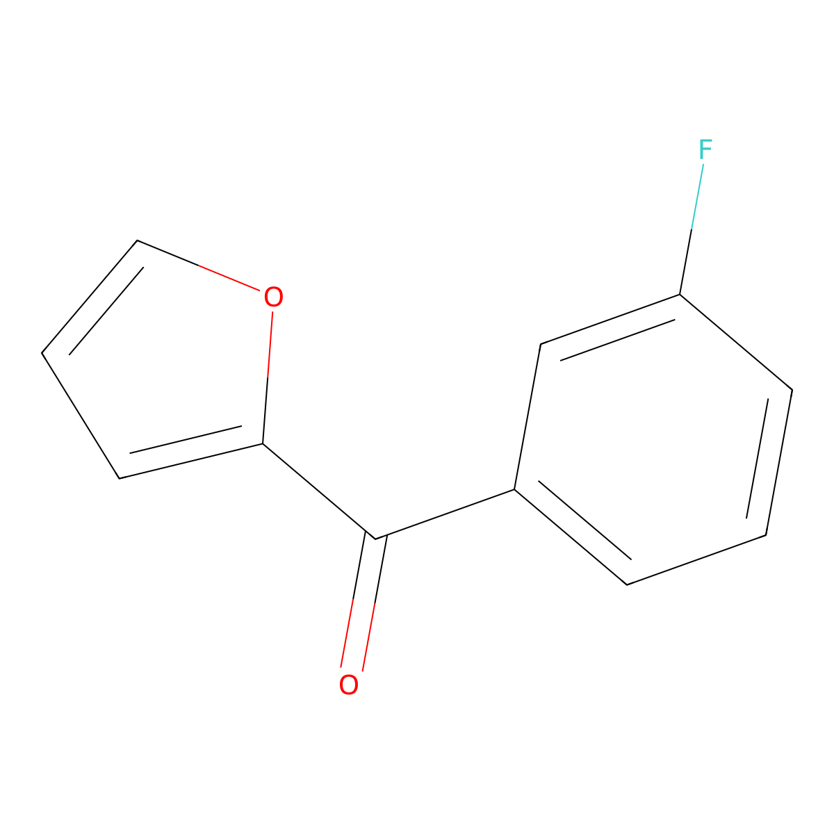 2-(3-Fluorobenzoyl)furan molecular structure, CAS 72770-51-5
