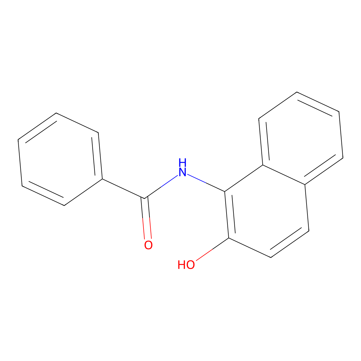 n-(2-Hydroxynaphthalen-1-yl)benzamide molecular structure, CAS 72771-51-8