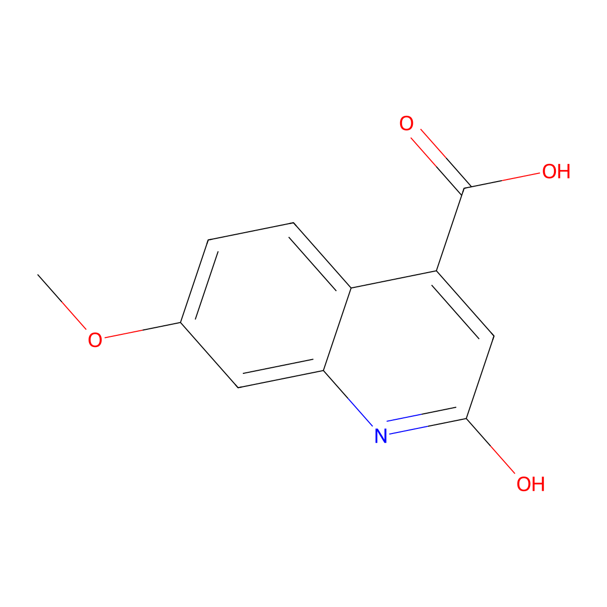 7-Methoxy-2-oxo-1,2-dihydroquinoline-4-carboxylic acid molecular structure, CAS 72784-23-7