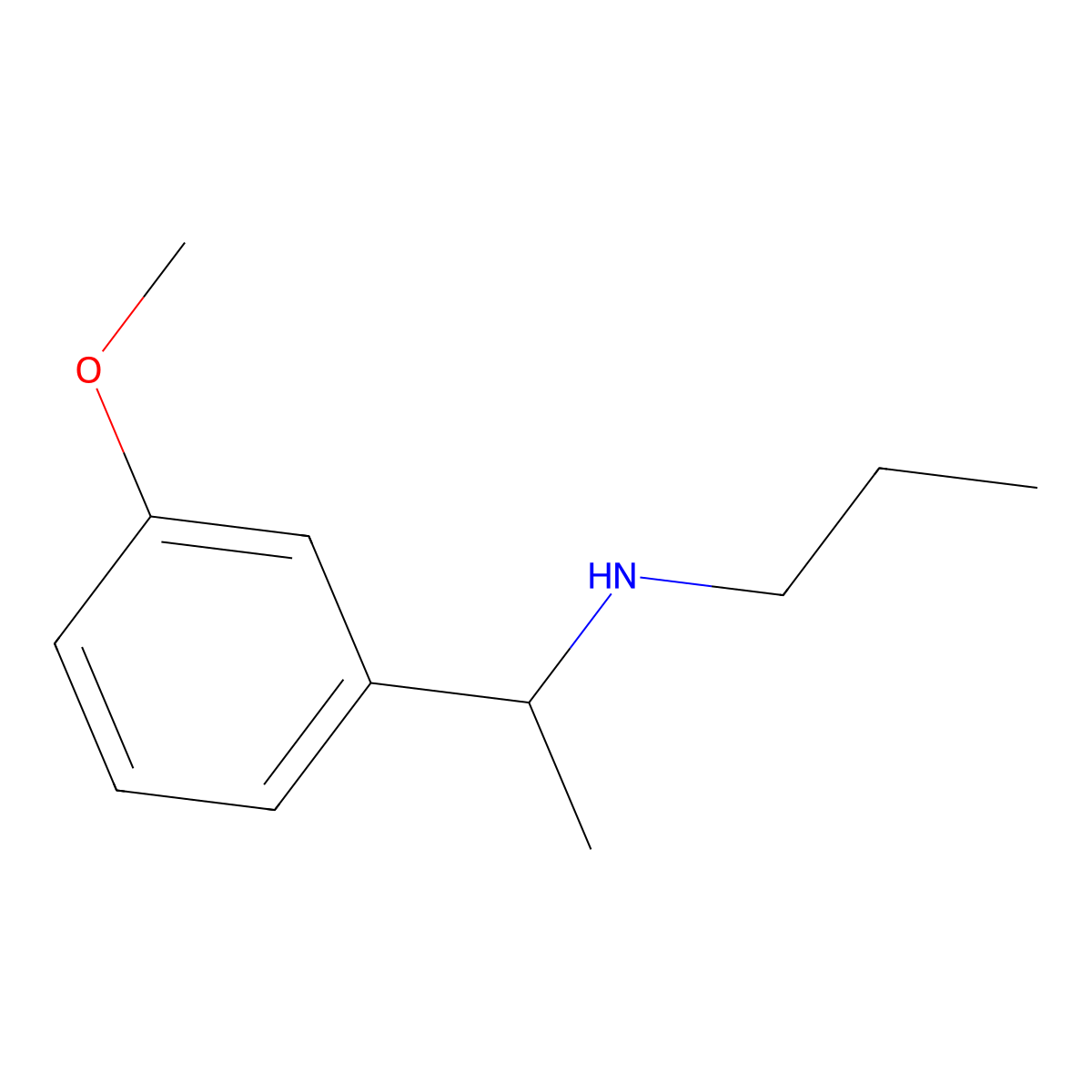 N-(1-(3-Methoxyphenyl)ethyl)propan-1-amine molecular structure, CAS 727968-53-8