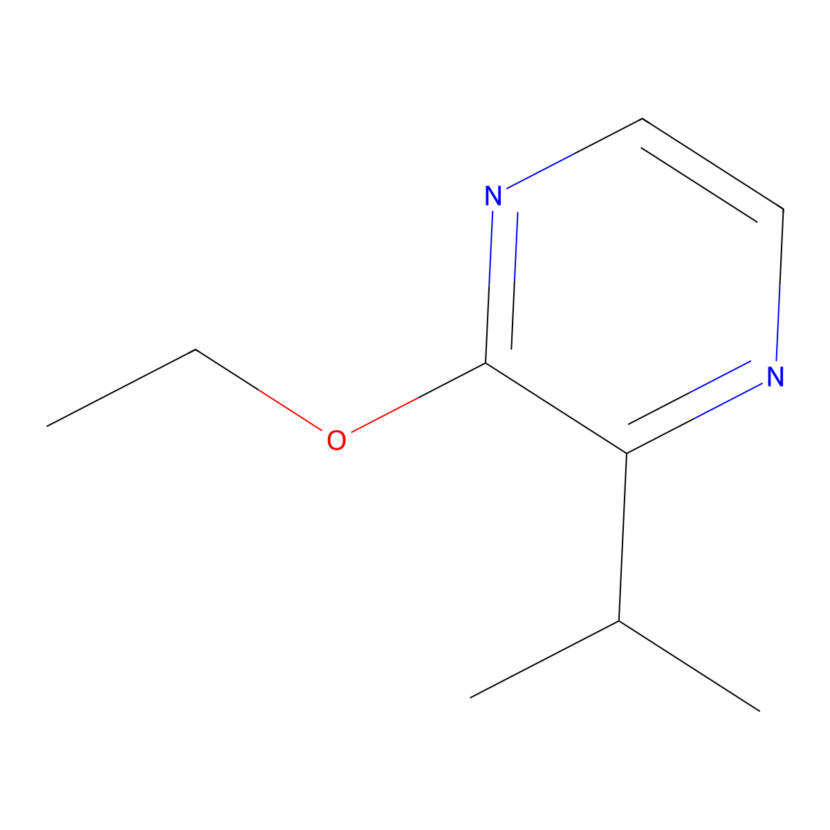 2-Ethoxy-3-isopropylpyrazine molecular structure, CAS 72797-16-1