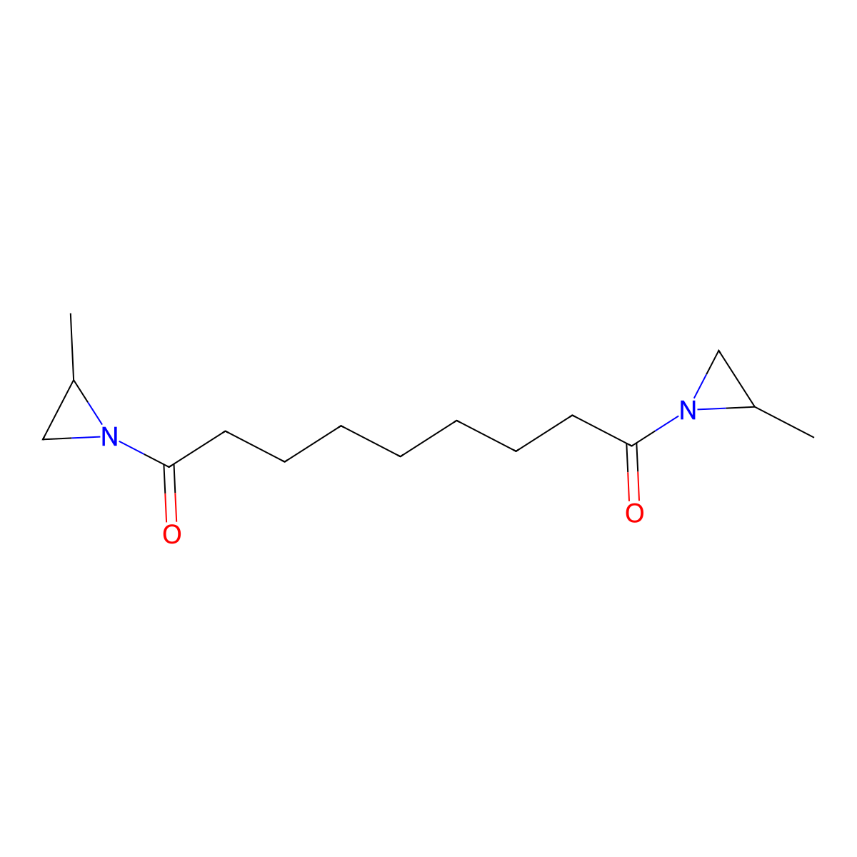 Aziridine, 1,1'-(1,9-dioxo-1,9-nonanediyl)bis[2-methyl- molecular structure, CAS 72797-24-1