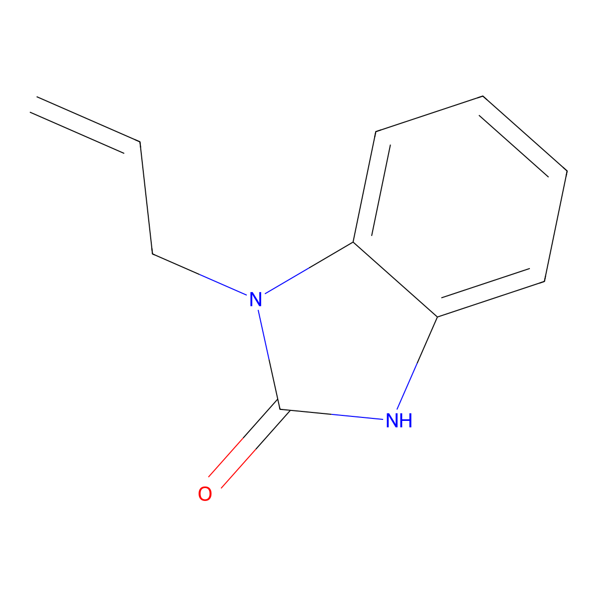 1-Allyl-1H-benzo[d]imidazol-2(3H)-one molecular structure, CAS 72798-66-4
