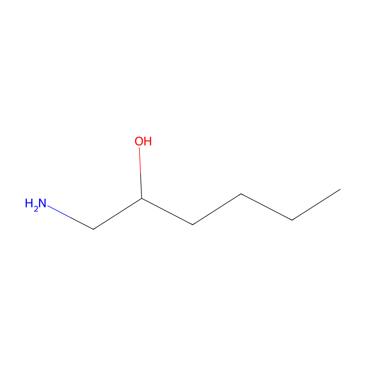 1-Aminohexan-2-ol molecular structure, CAS 72799-62-3