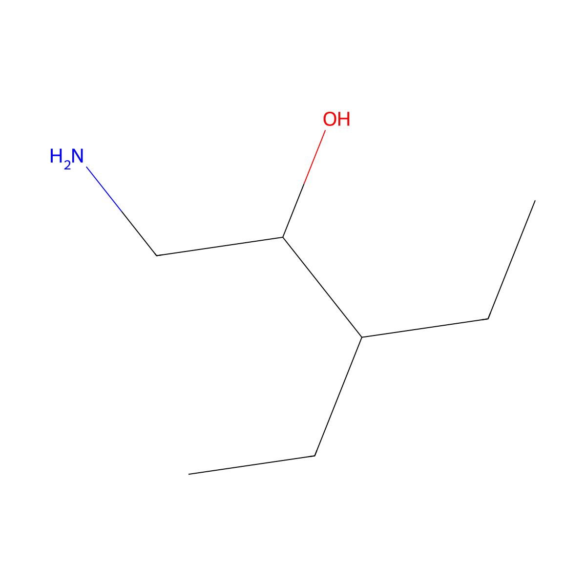 1-Amino-3-ethylpentan-2-ol molecular structure, CAS 72799-69-0