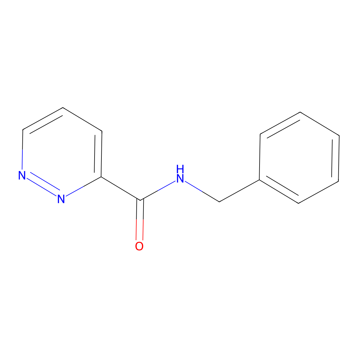 N-benzylpyridazine-3-carboxamide molecular structure, CAS 728000-43-9