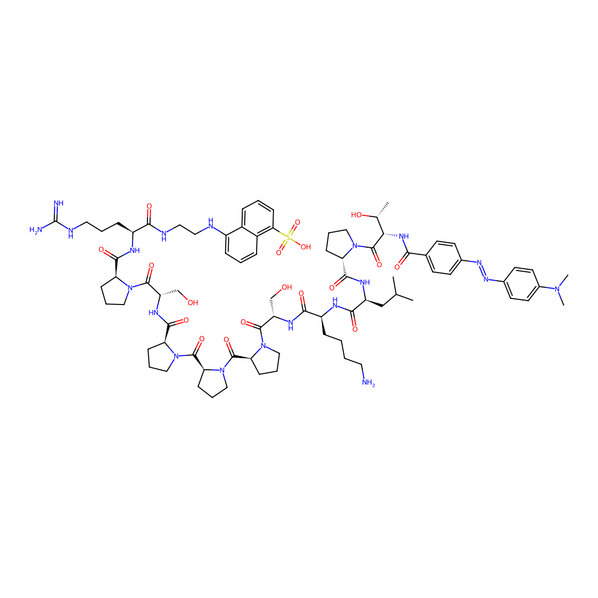 Calpain substrate molecular structure, CAS 728005-83-2