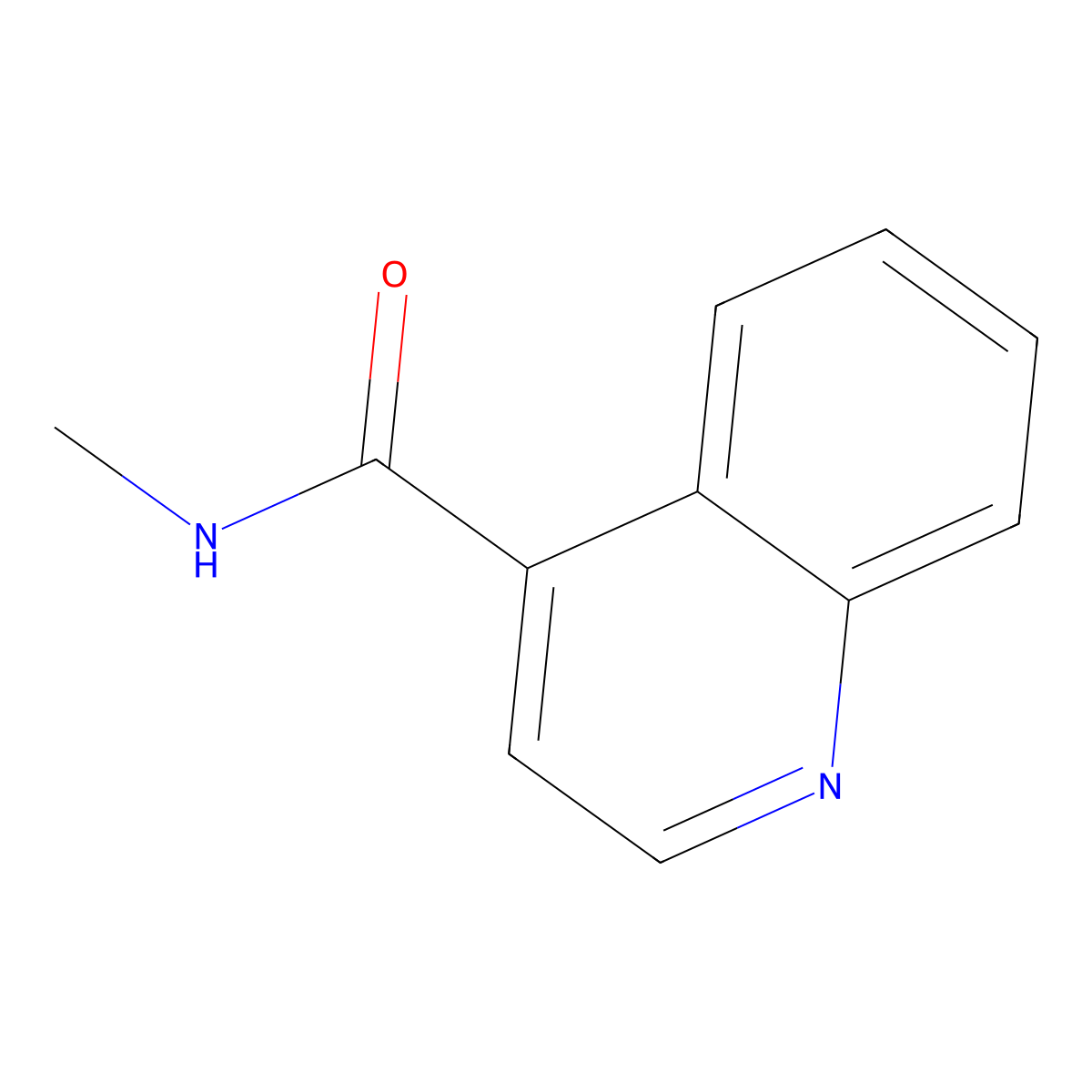 N-Methyl-4-quinolinecarboxamide molecular structure, CAS 72802-70-1