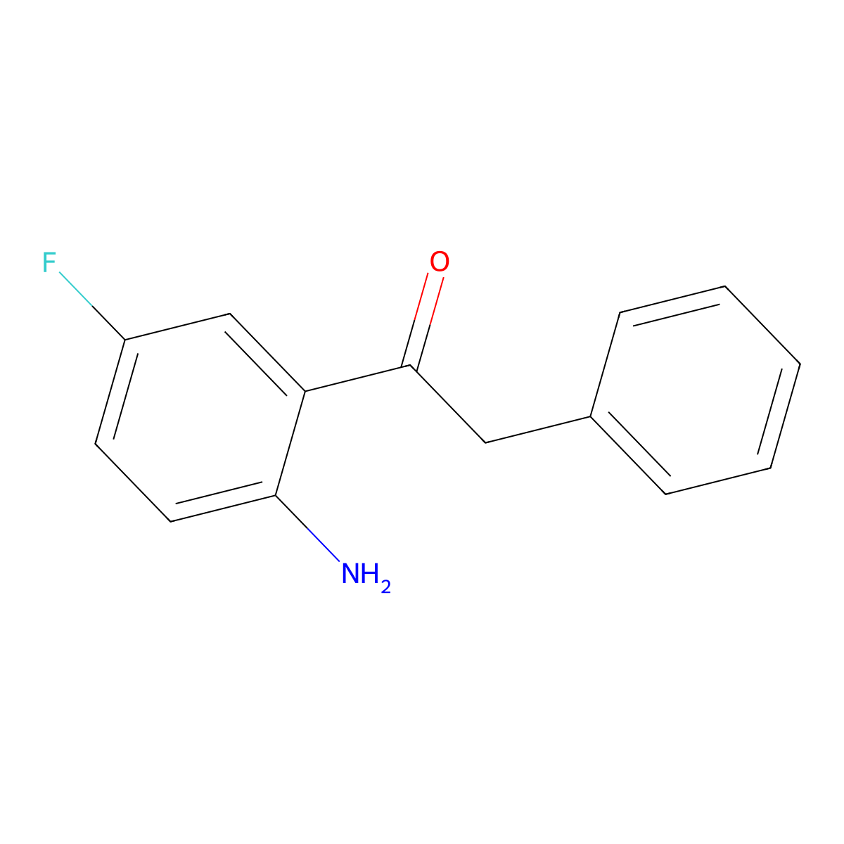 1-(2-Amino-5-fluorophenyl)-2-phenylethanone molecular structure, CAS 728024-64-4