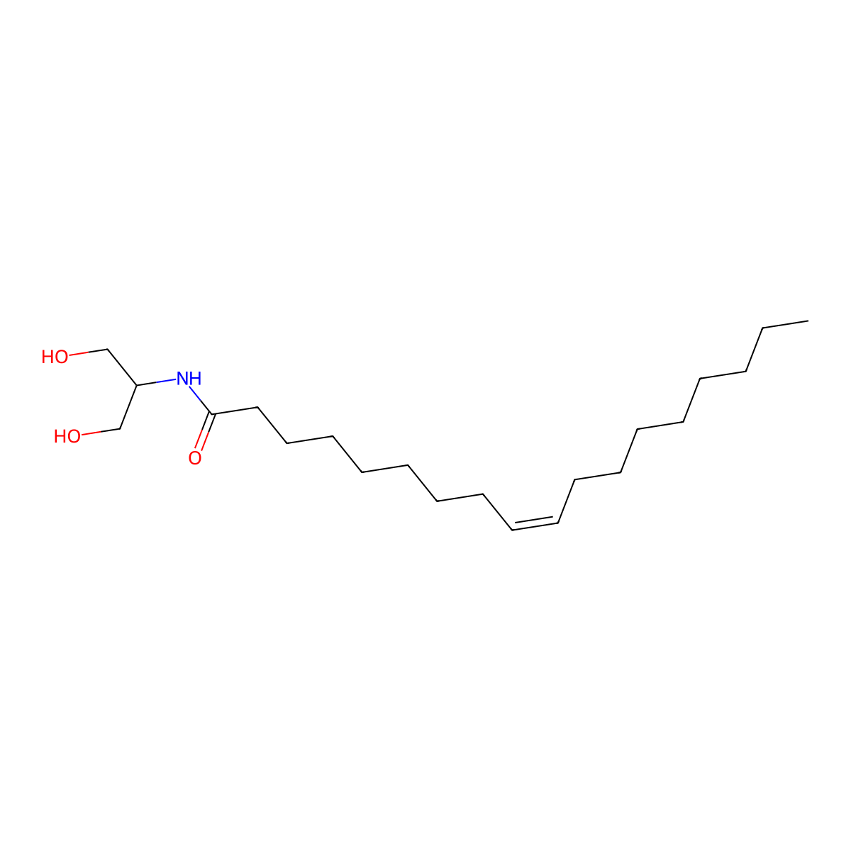 n-Oleoyl serinol molecular structure, CAS 72809-08-6