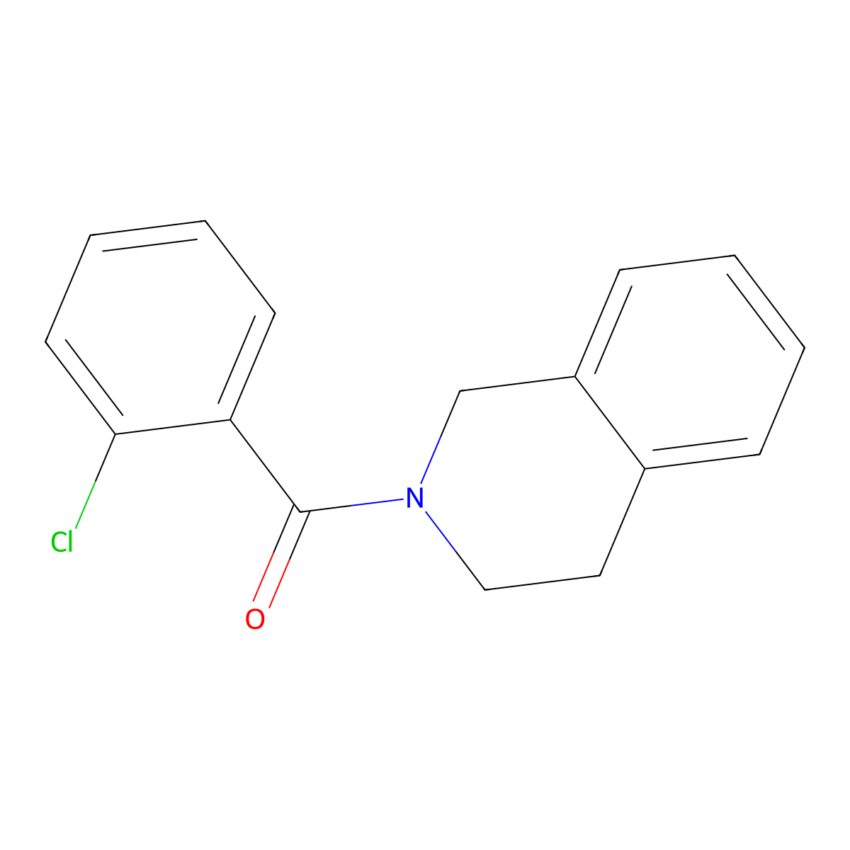 2-(2-Chlorobenzoyl)-1,2,3,4-tetrahydroisoquinoline molecular structure, CAS 72809-42-8