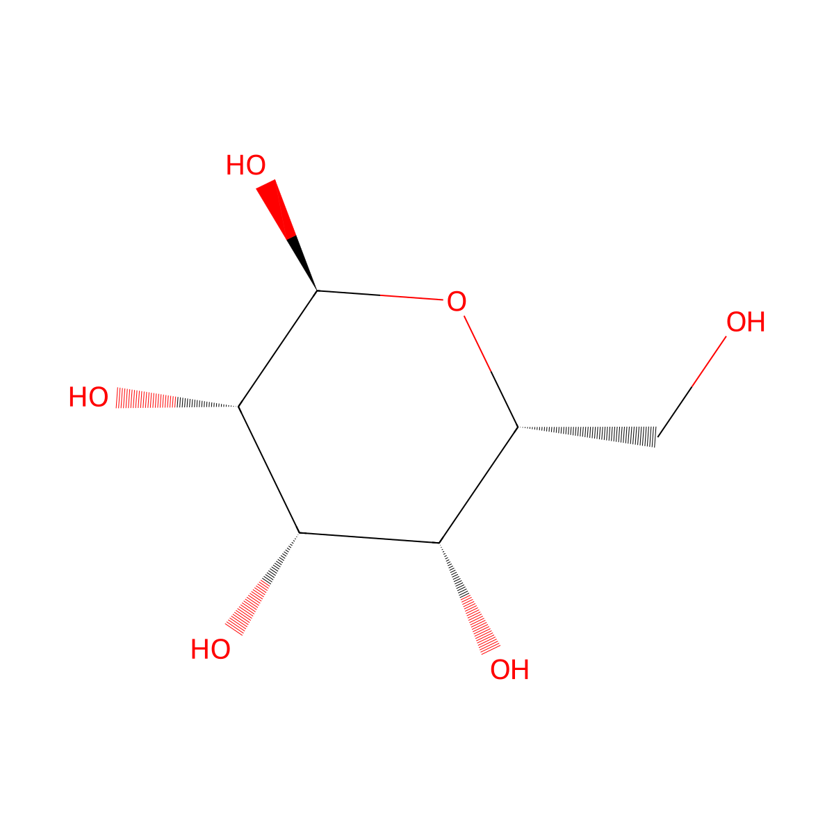 alpha-D-talopyranose molecular structure, CAS 7282-81-7
