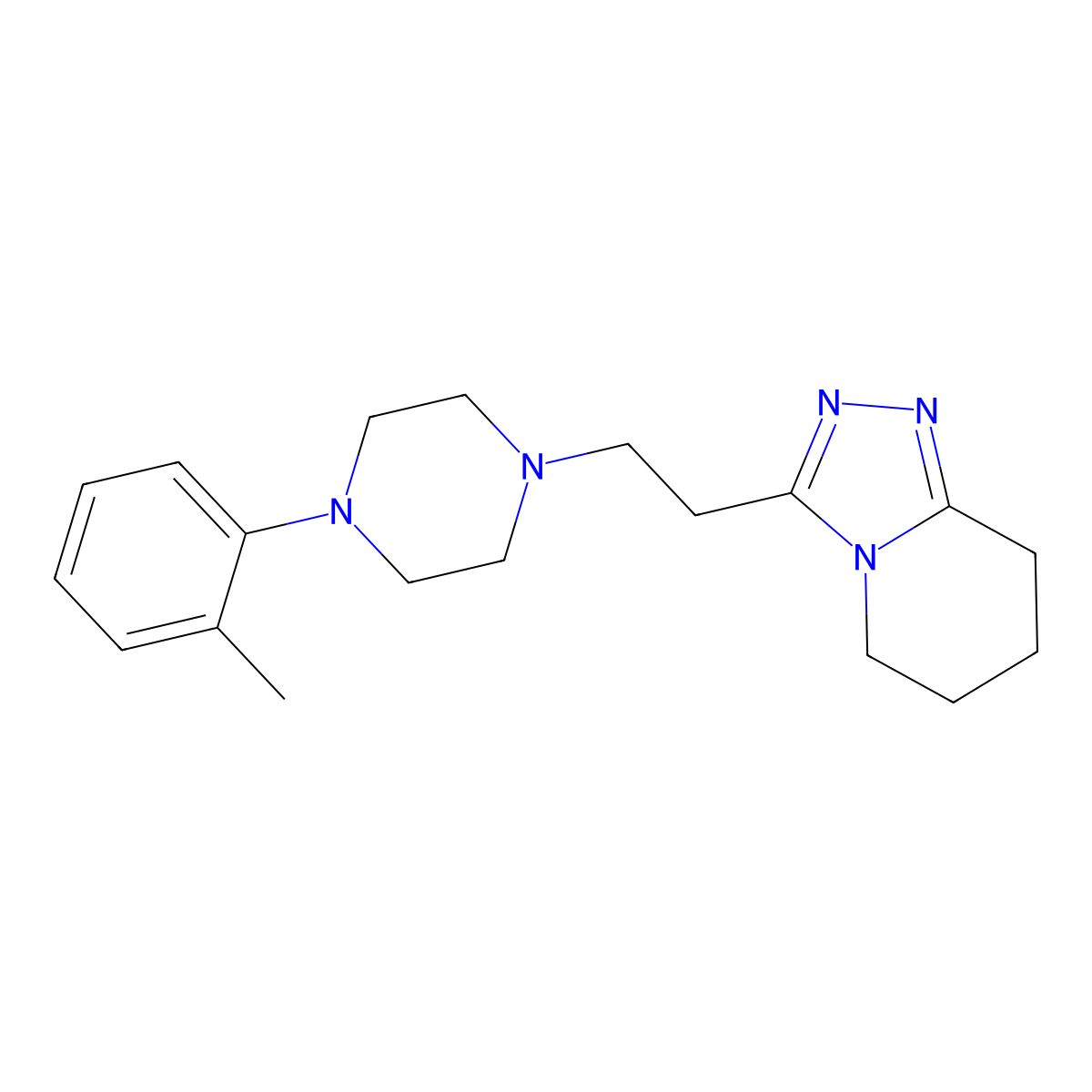 Dapiprazole molecular structure, CAS 72822-12-9