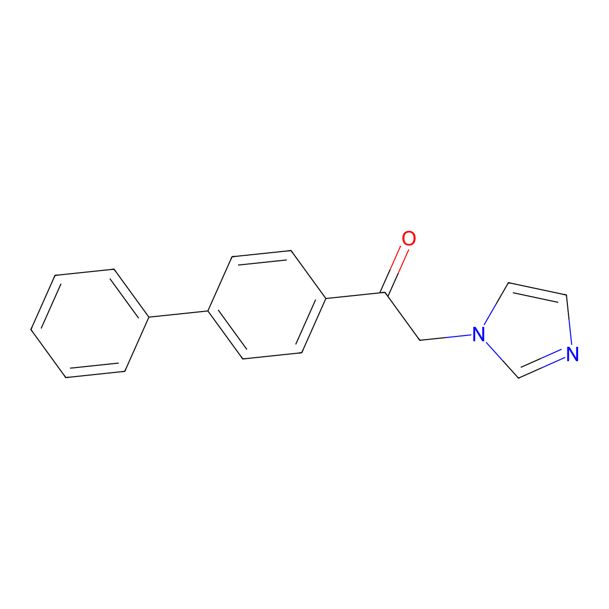 1-(1,1'-Biphenyl)-4-yl-2-(1H-imidazol-1-yl)ethanone molecular structure, CAS 72825-24-2