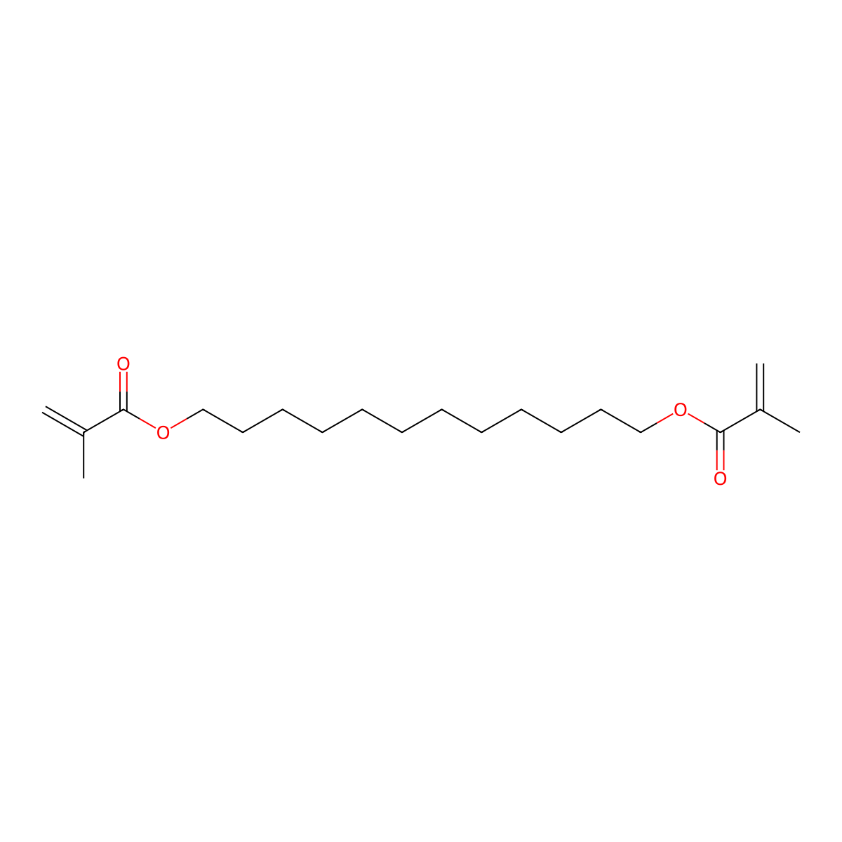 12-(2-Methylprop-2-enoyloxy)dodecyl 2-methylprop-2-enoate molecular structure, CAS 72829-09-5