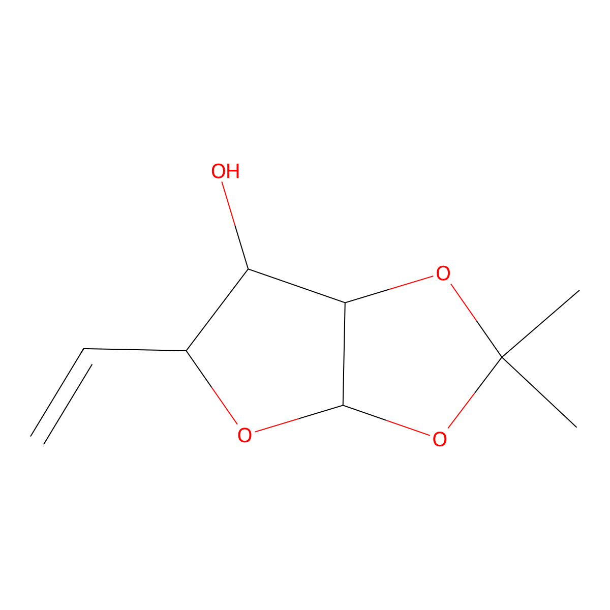 5,6-Dideoxy-1,2-O-isopropylidenehex-5-enofuranose molecular structure, CAS 7284-07-3