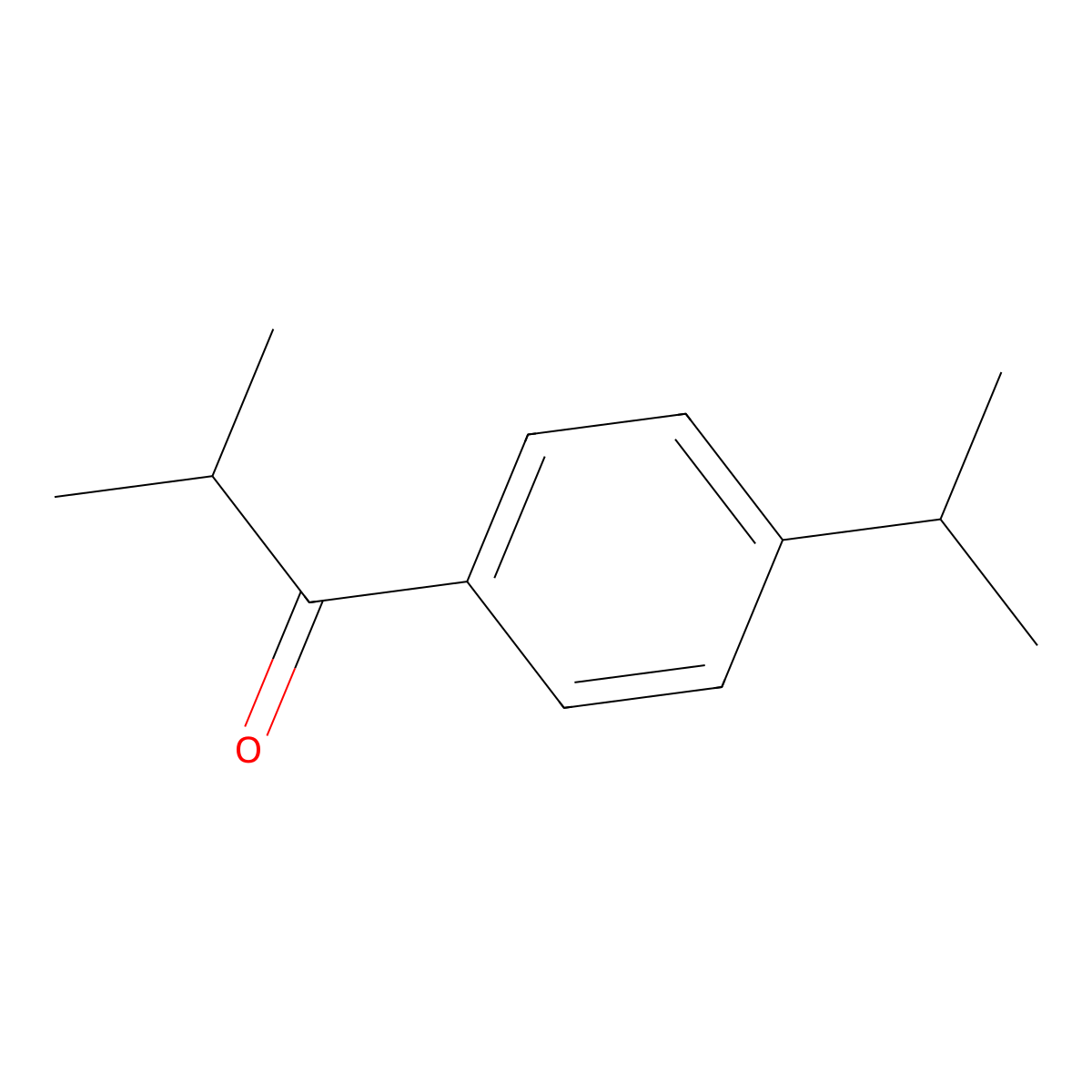 2-(4-Isobutyrylphenyl)propane molecular structure, CAS 72846-62-9