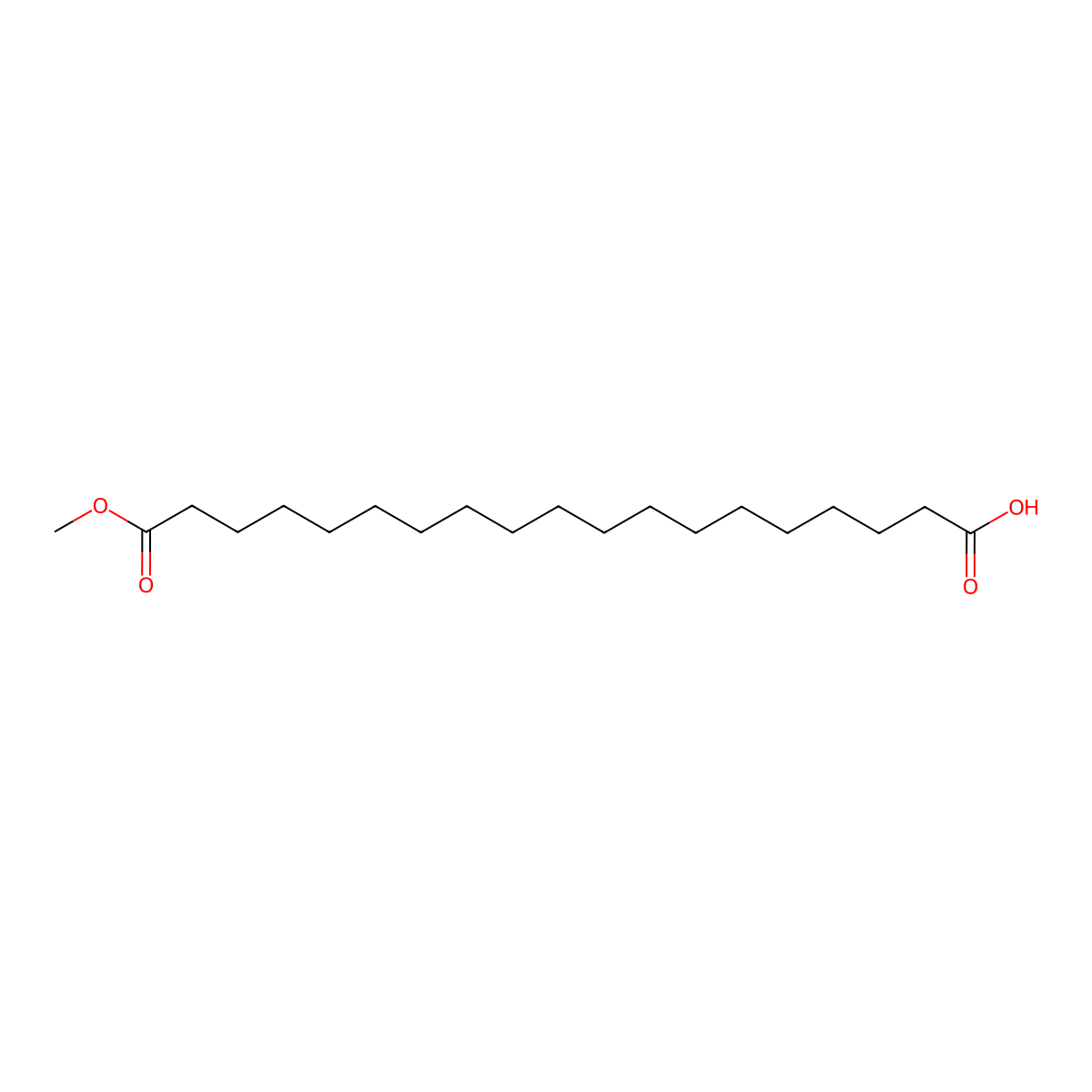 19-Methoxy-19-oxononadecanoic acid molecular structure, CAS 72849-43-5