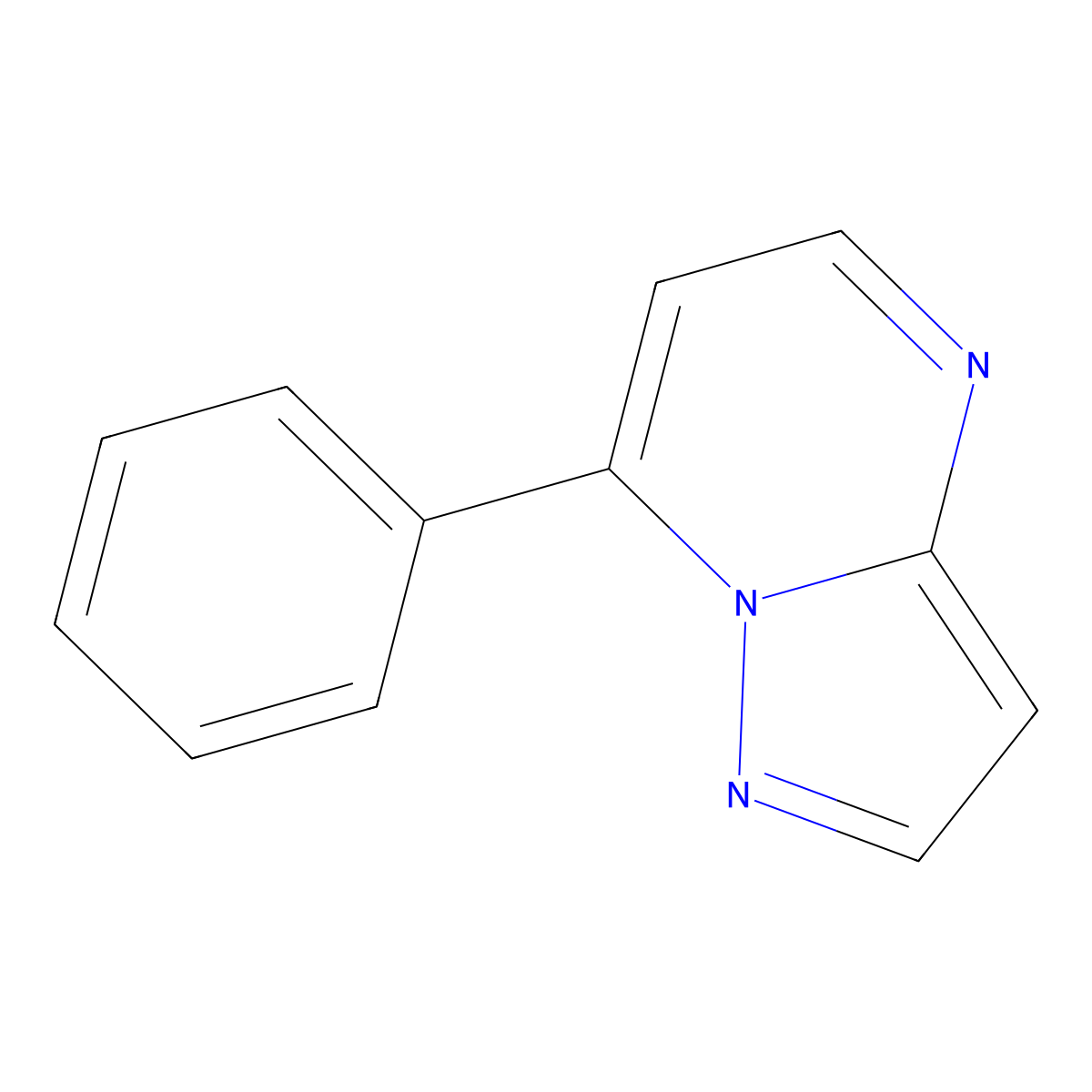 7-Phenylpyrazolo[1,5-a]pyrimidine molecular structure, CAS 72851-18-4
