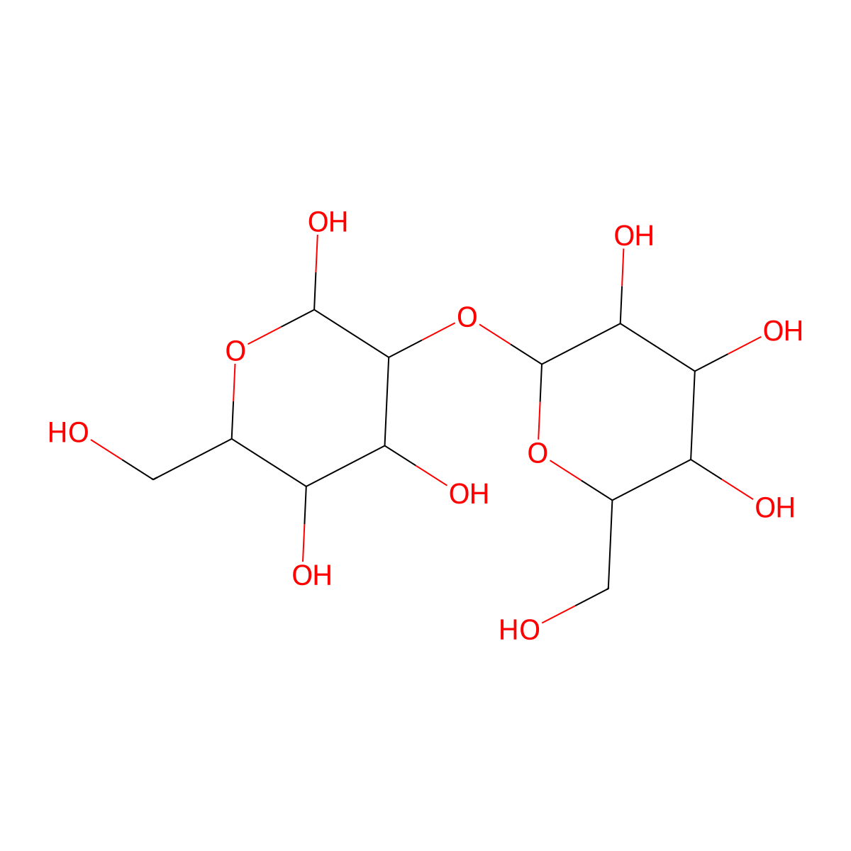 2-O-Hexopyranosylhexopyranose molecular structure, CAS 7286-57-9