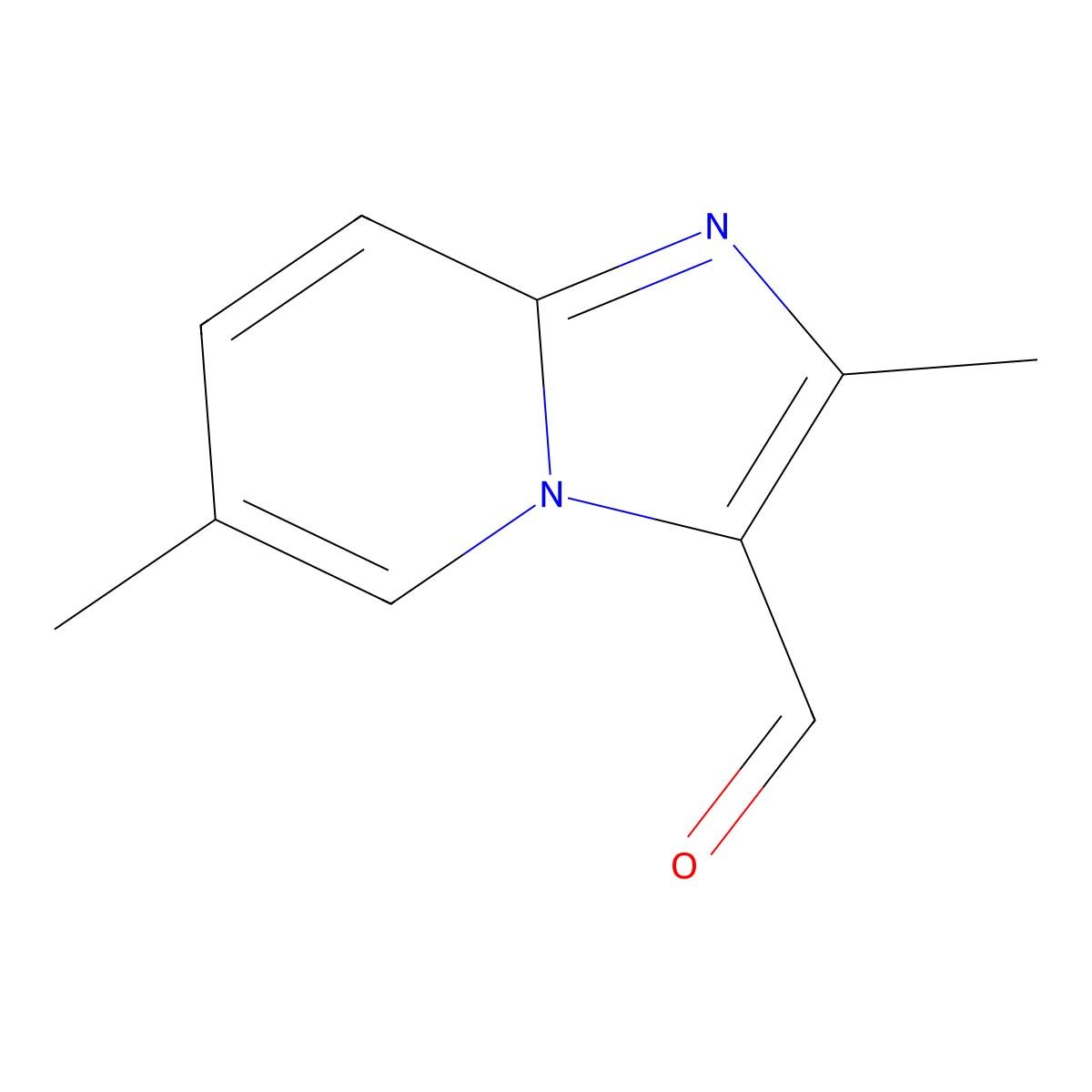 2,6-Dimethylimidazo[1,2-a]pyridine-3-carbaldehyde molecular structure, CAS 728864-60-6