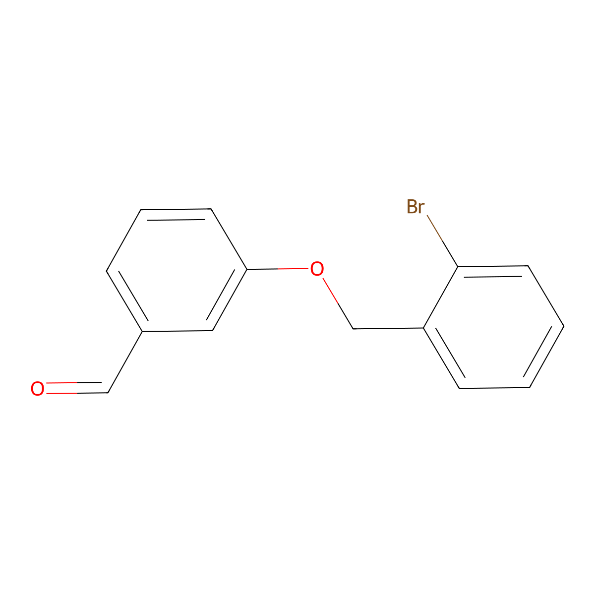 3-[(2-Bromobenzyl)oxy]benzaldehyde molecular structure, CAS 728885-44-7