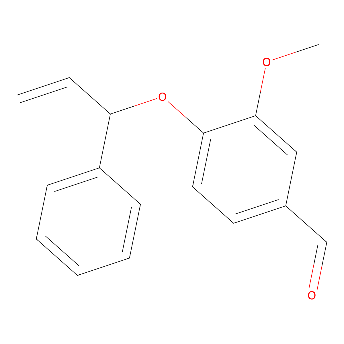 3-Methoxy-4-[(1-phenylprop-2-en-1-yl)oxy]benzaldehyde molecular structure, CAS 728885-45-8