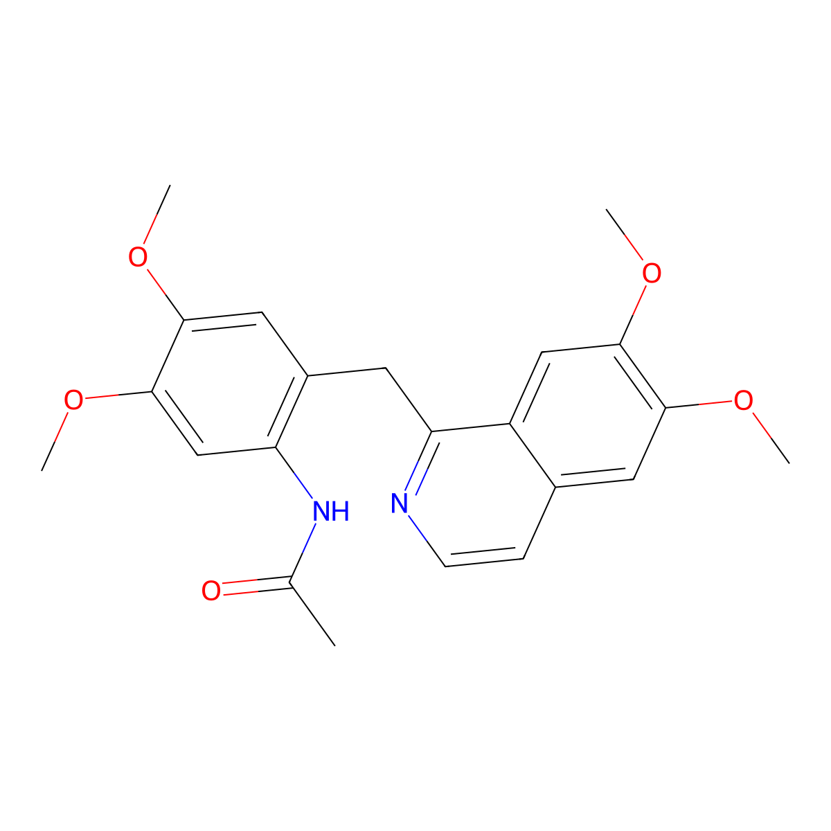 N-[2-[(6,7-dimethoxyisoquinolin-1-yl)methyl]-4,5-dimethoxyphenyl]acetamide molecular structure, CAS 728886-92-8