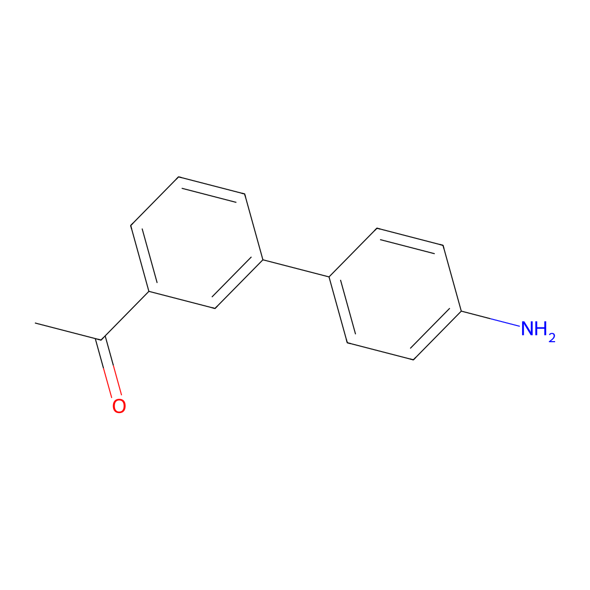 1-(4'-Amino-[1,1'-biphenyl]-3-yl)ethan-1-one molecular structure, CAS 728918-68-1
