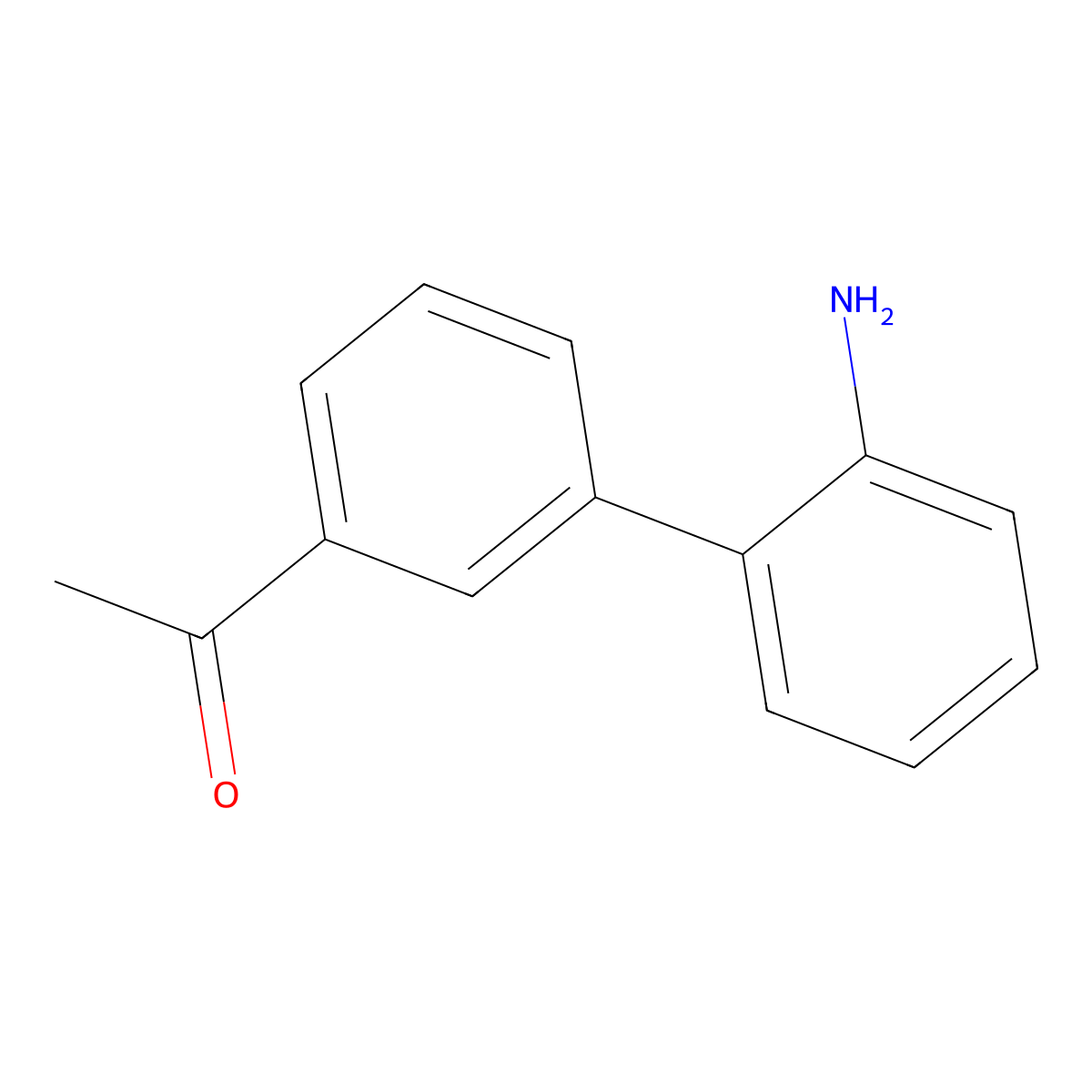 1-(2'-Amino[1,1'-biphenyl]-3-yl)ethanone molecular structure, CAS 728918-72-7