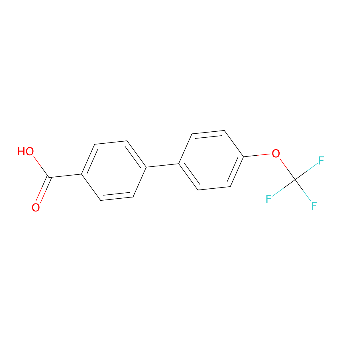 4'-Trifluoromethoxy-biphenyl-4-carboxylic acid molecular structure, CAS 728919-11-7