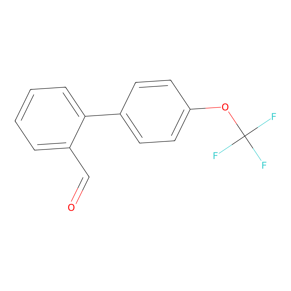 4'-Trifluoromethoxy-biphenyl-2-carbaldehyde molecular structure, CAS 728919-13-9