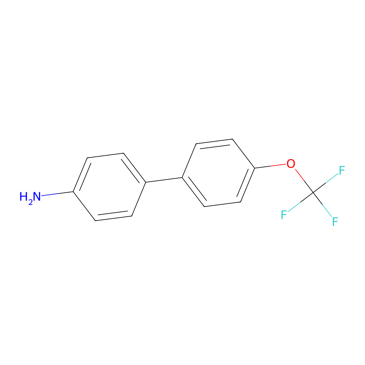 4'-Trifluoromethoxy-biphenyl-4-ylamine molecular structure, CAS 728919-14-0