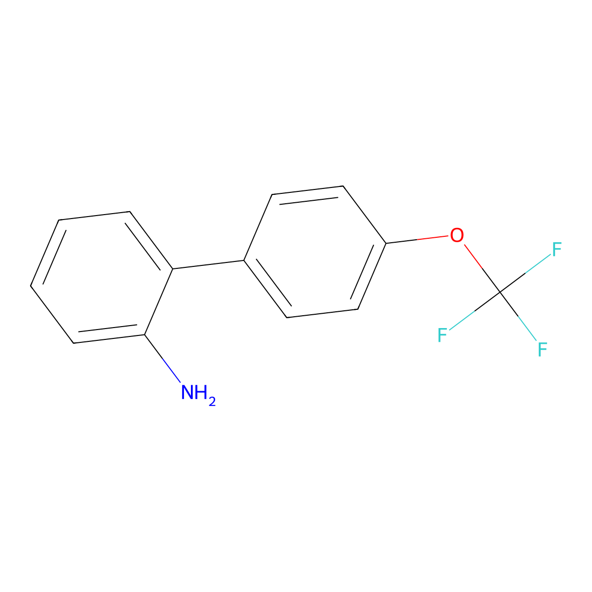 4'-Trifluoromethoxybiphenyl-2-ylamine molecular structure, CAS 728919-15-1