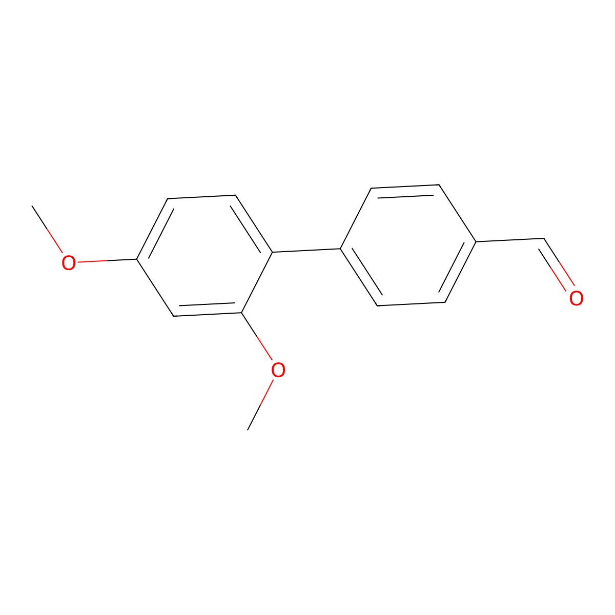4-(2,4-Dimethoxyphenyl)benzaldehyde molecular structure, CAS 728919-17-3