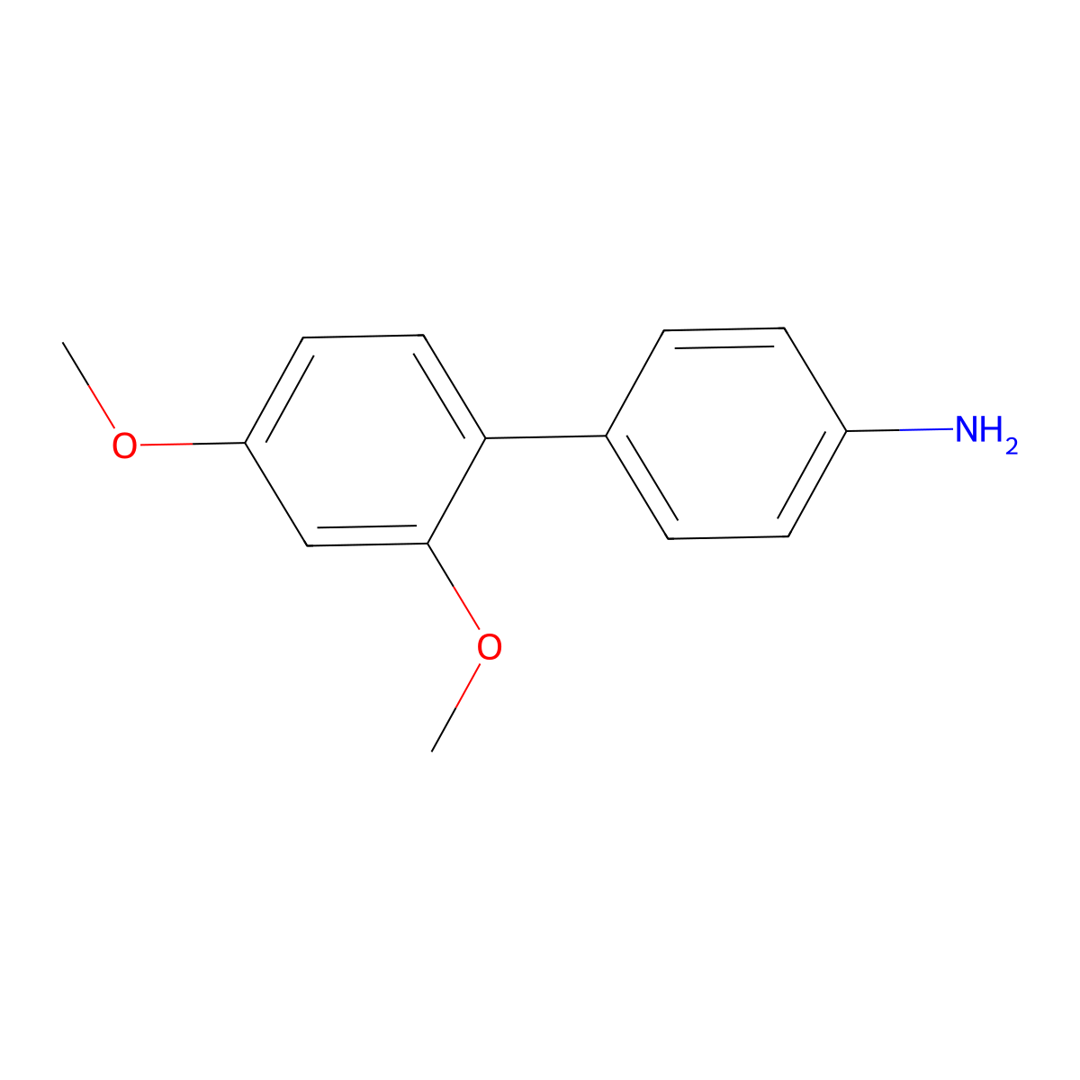 4-(2,4-Dimethoxyphenyl)aniline molecular structure, CAS 728919-19-5