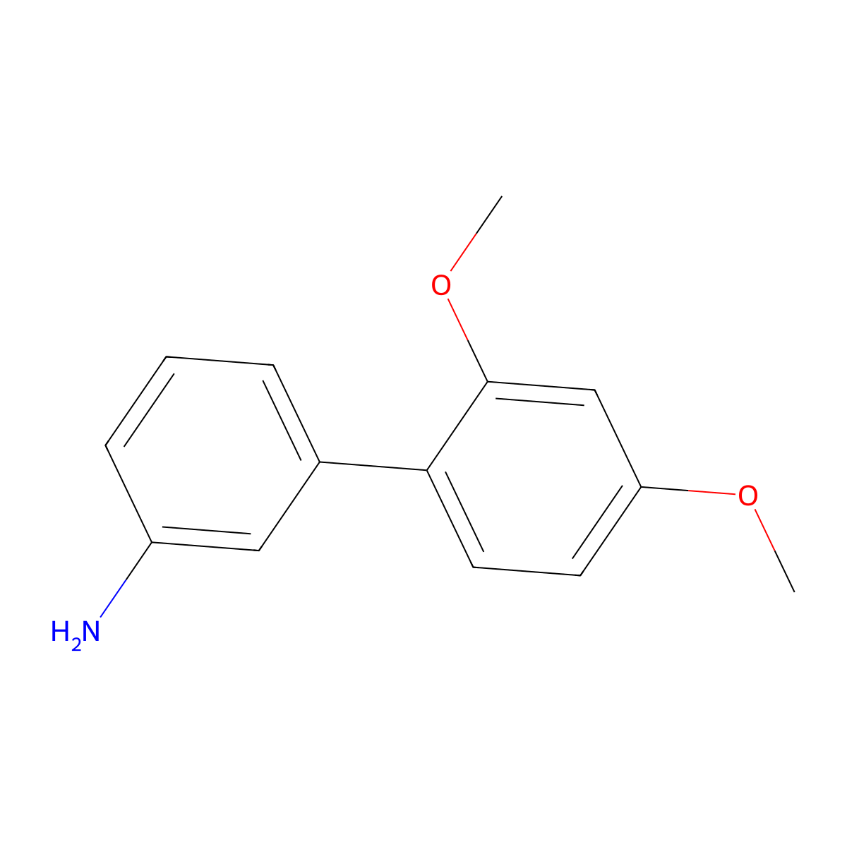 3-(2,4-Dimethoxyphenyl)aniline molecular structure, CAS 728919-20-8