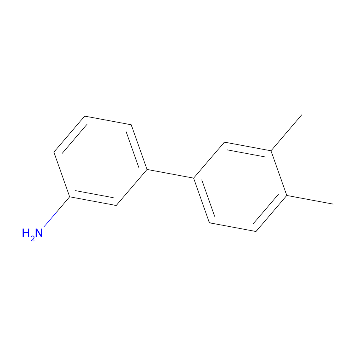 3',4'-Dimethyl[1,1'-biphenyl]-3-amine molecular structure, CAS 728919-24-2