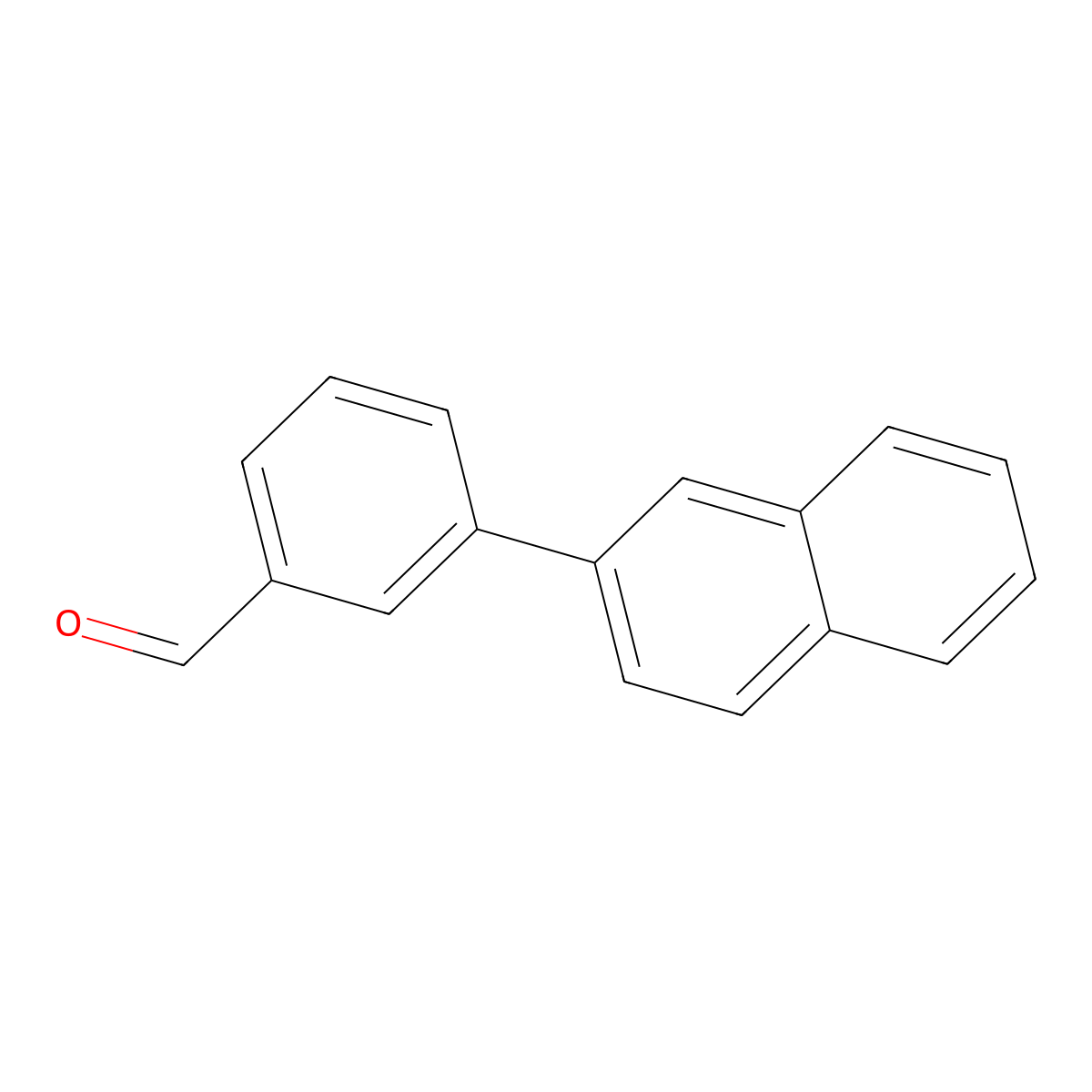 3-Naphthalen-2-yl-benzaldehyde molecular structure, CAS 728919-26-4