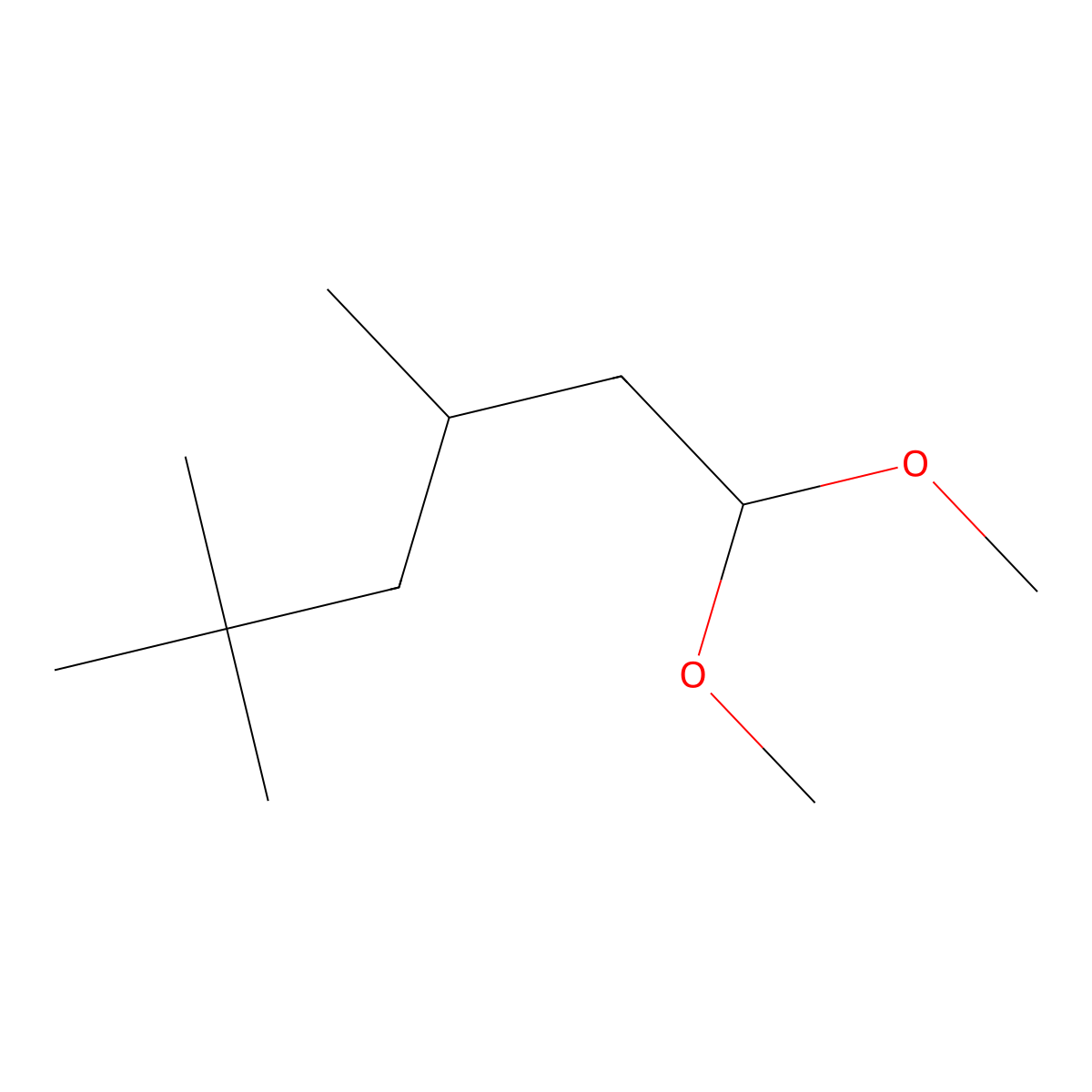 Hexane, 1,1-dimethoxy-3,5,5-trimethyl- molecular structure, CAS 72894-13-4